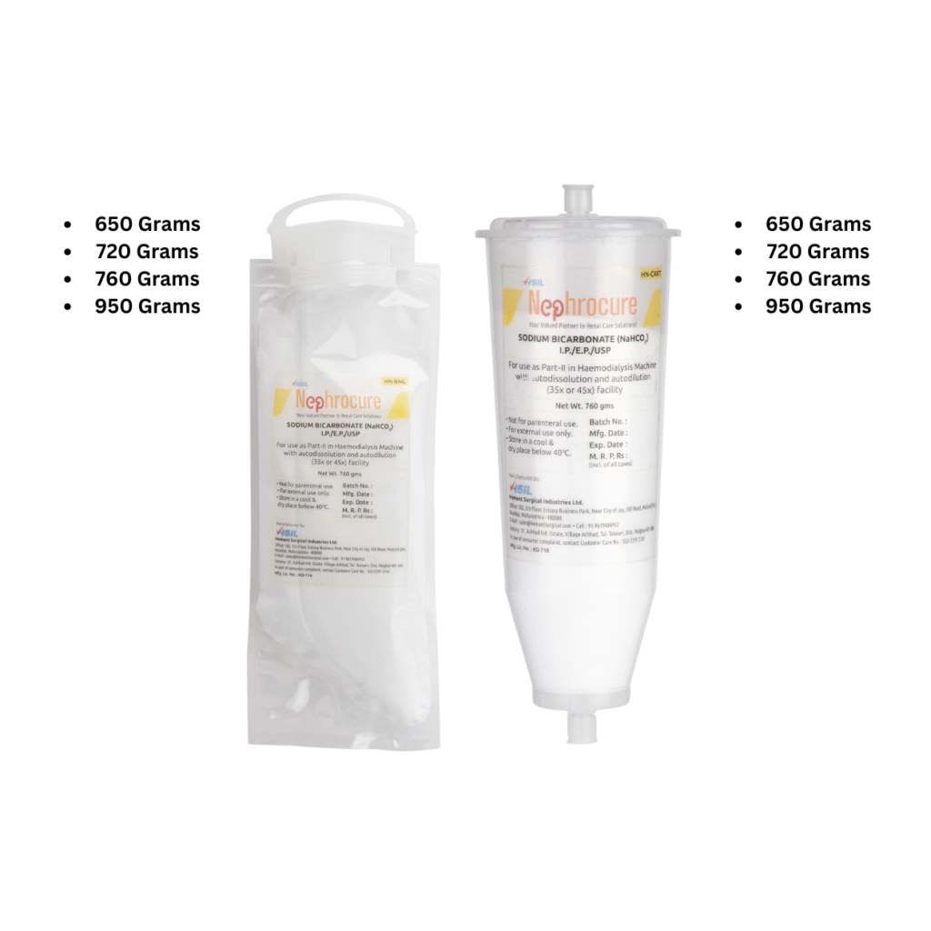 Sodium Bicarbonate Bag + Cart